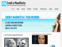 Tablet Screenshot of crediemanifesta.com